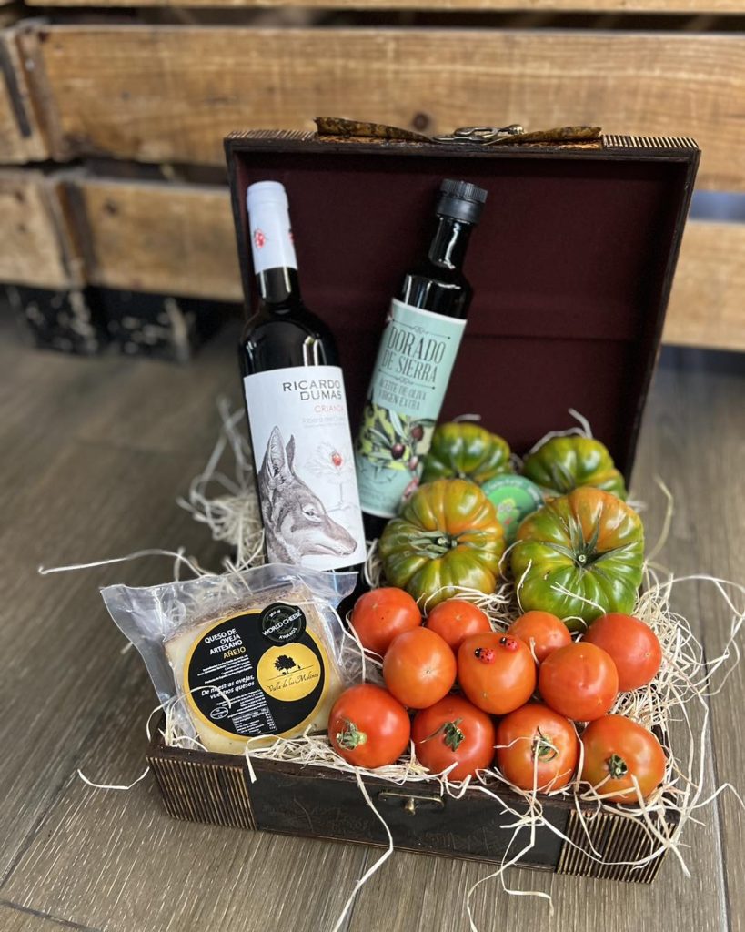 cesta tomates