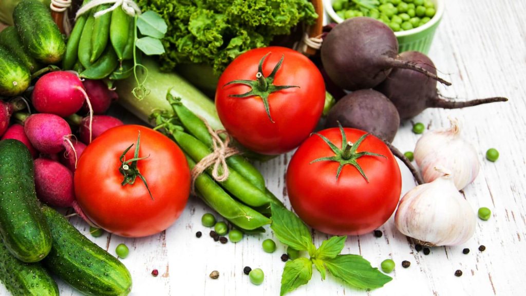 verduras tomates