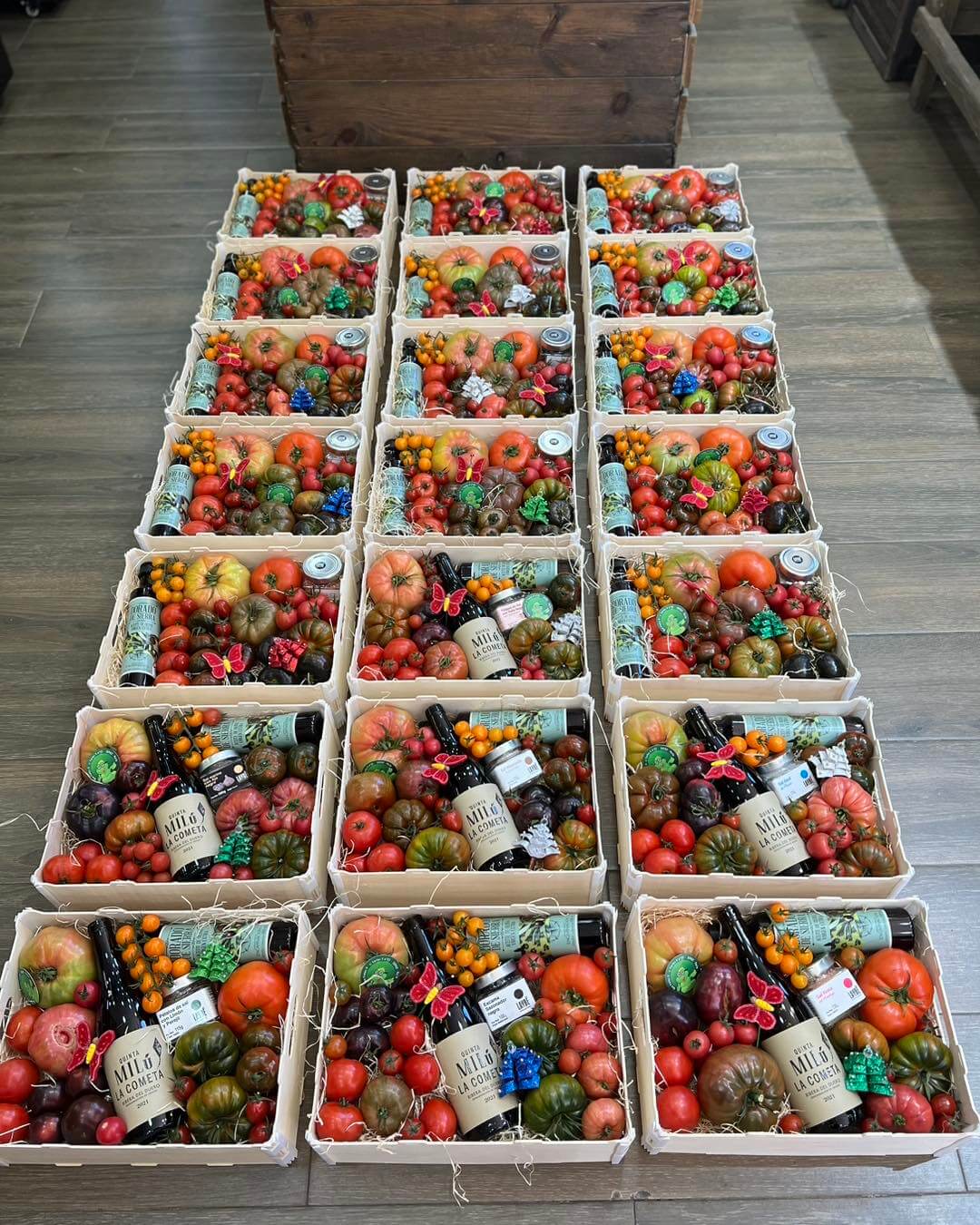 caja de frutas